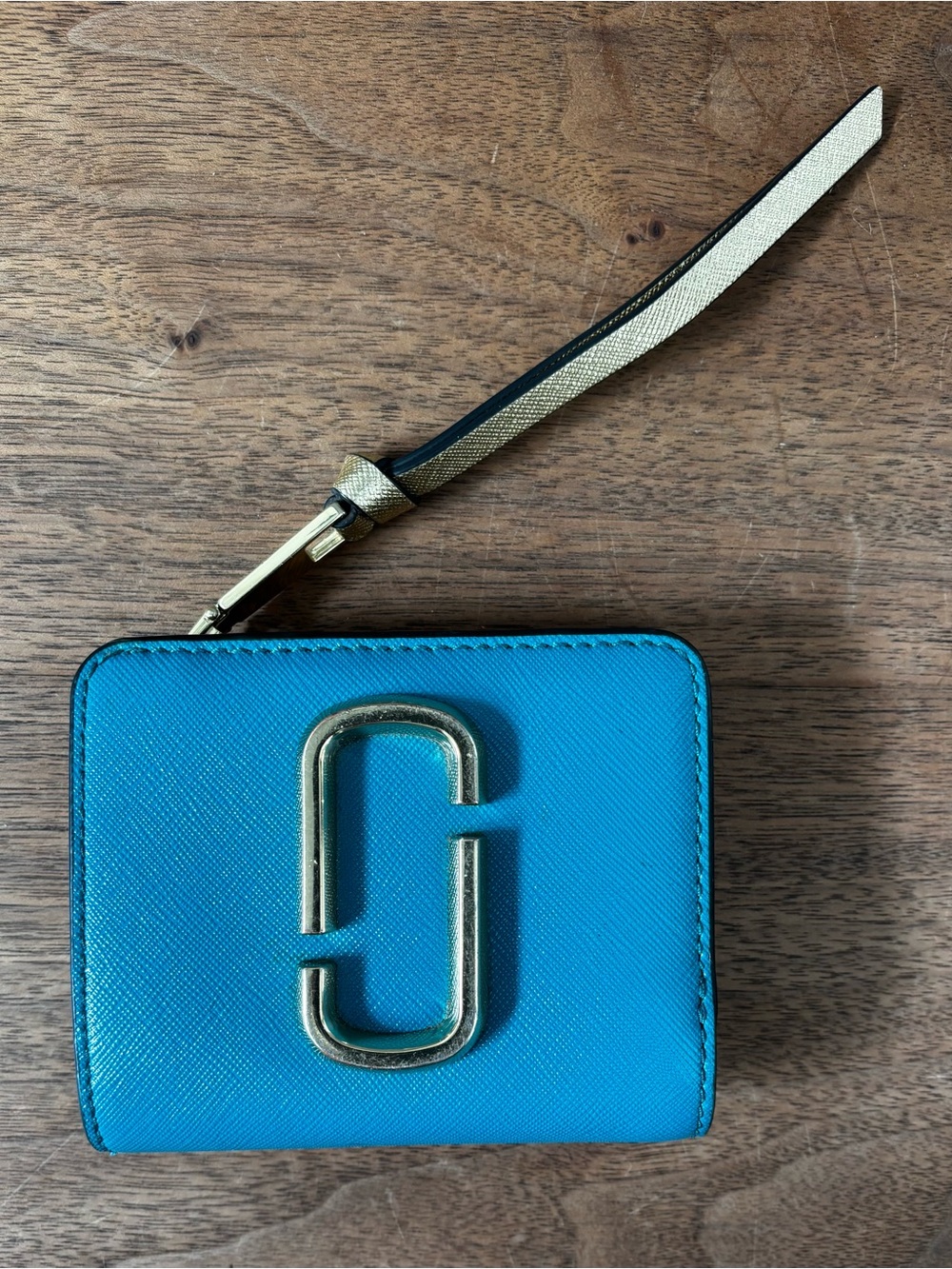 Marc Jacobs Blue Compact Wallet